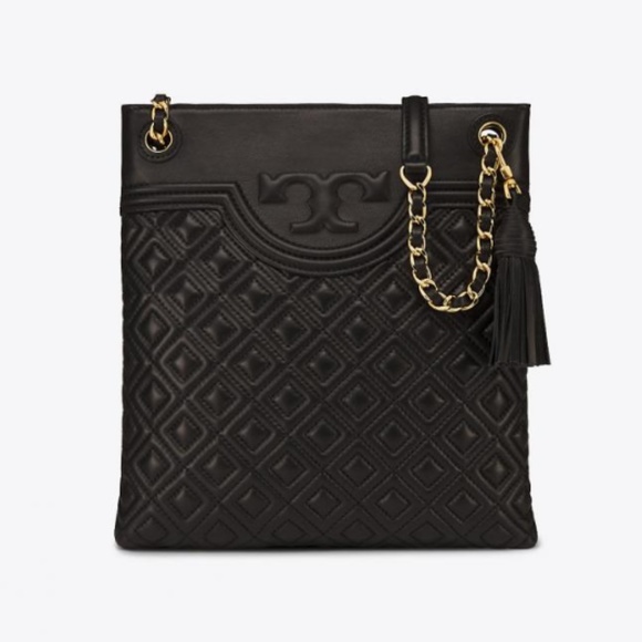 tory burch fleming swingpack black